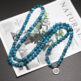 Bracelet Mala en Apatite | Lithothérapie Stéphanie